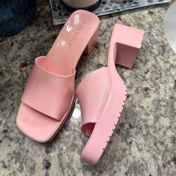 Steve Madden Shoes - Steve Madden Chunky Platform Pink Y2K Sandals